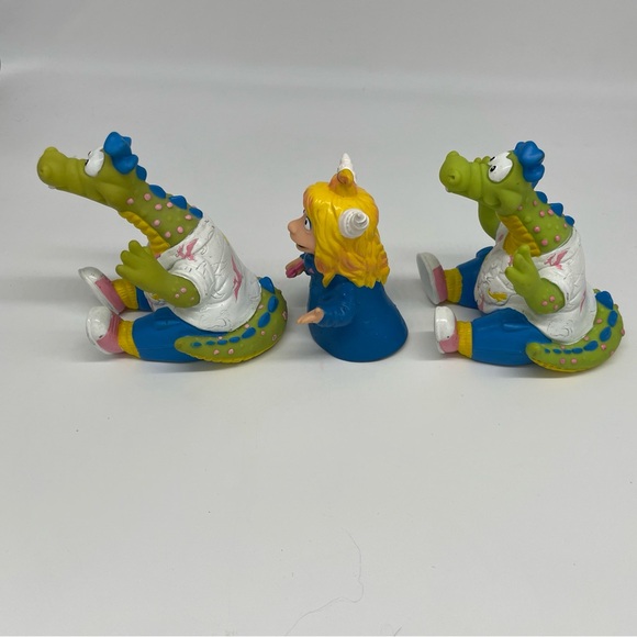 Vintage Eureeka's Castle: Eureeka & Magellan Pizza Hut Plastic Puppets Lot Of 3 - Picture 6 of 9